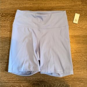 NWT Old Navy Powersoft 6 in Bike Shorts in Blue Overall- Size Small